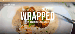 Desktop Screenshot of ericsofficerestaurant.com