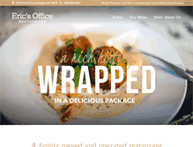 Tablet Screenshot of ericsofficerestaurant.com